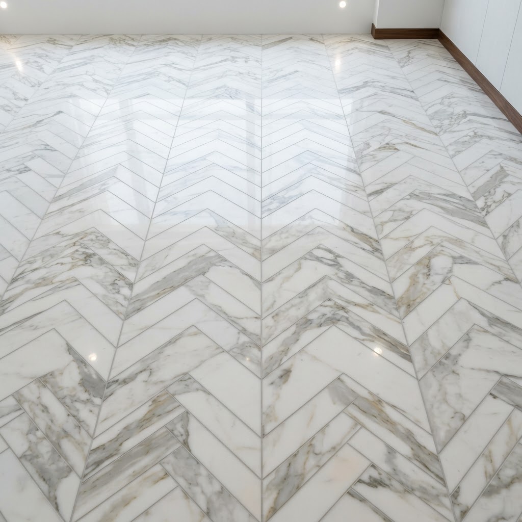 Herringbone Marble · Polished