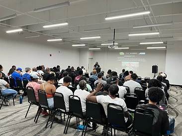 Classroom seminar with Armed & Trained Dominant Eye presentation