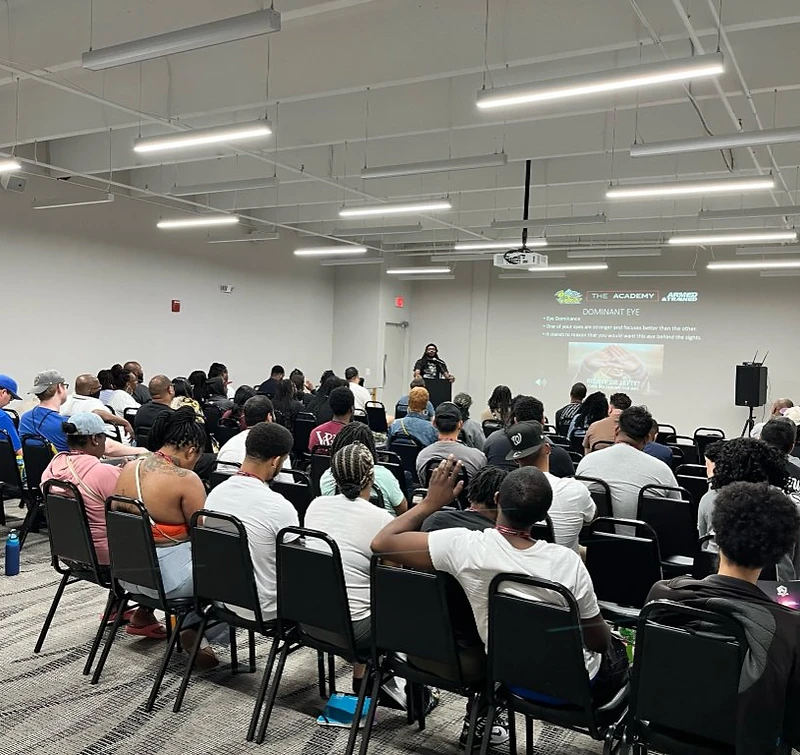 Armed & Trained classroom seminar with students during concealed carry instruction