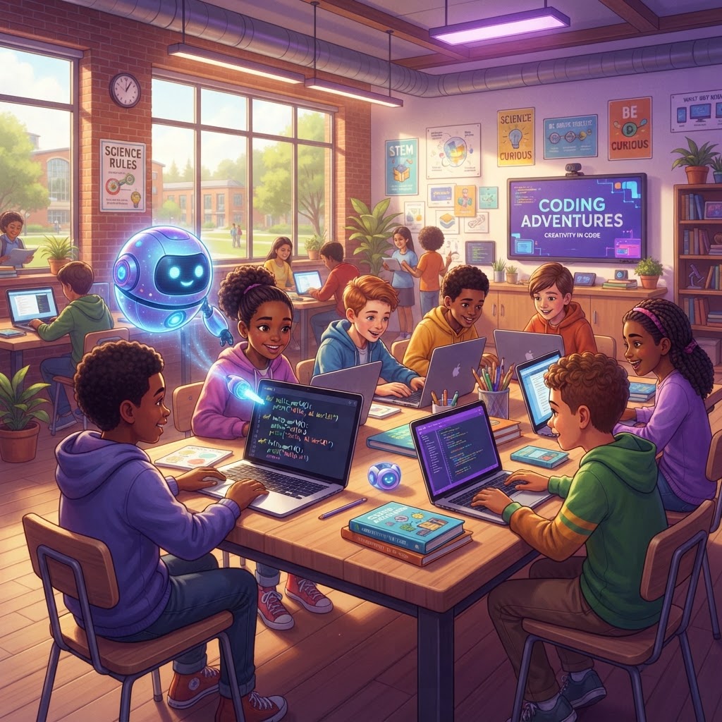 Kids coding with an AI tutor