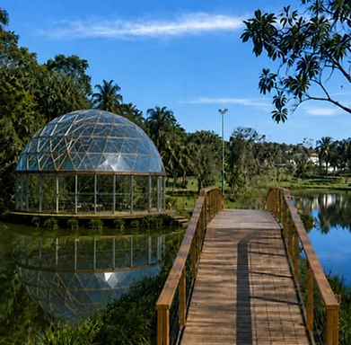 Cosmoparque — Passarela e Domo