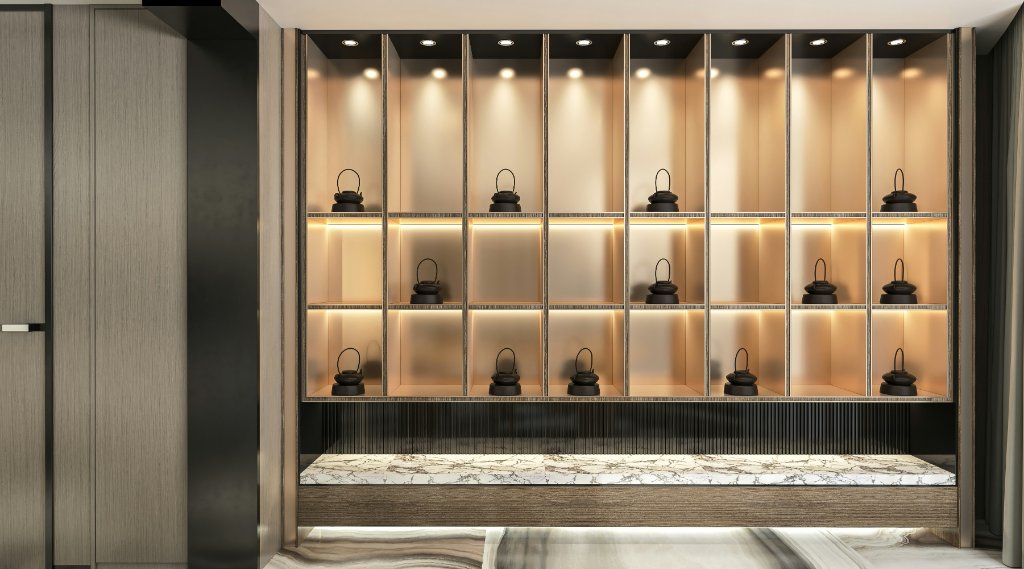 Premium bookshelves and wall system