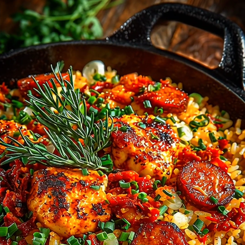 Cajun Momma's Red Smoke Plant-Based Jambalaya