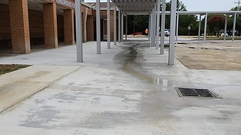 Institutional Covered Walkway & Ramp after