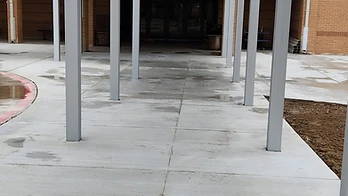 Pilot Point Early Childhood Center — Covered Walkway after