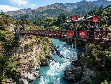 퀸스타운 - 카와라우 브리지 번지 (세계 최초!)