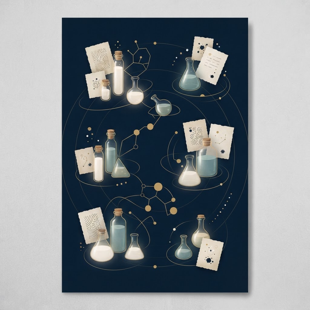 Laboratório da Minha Vida — ilustração simbólica
