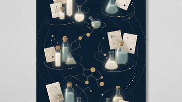 Laboratório da Minha Vida — ilustração simbólica
