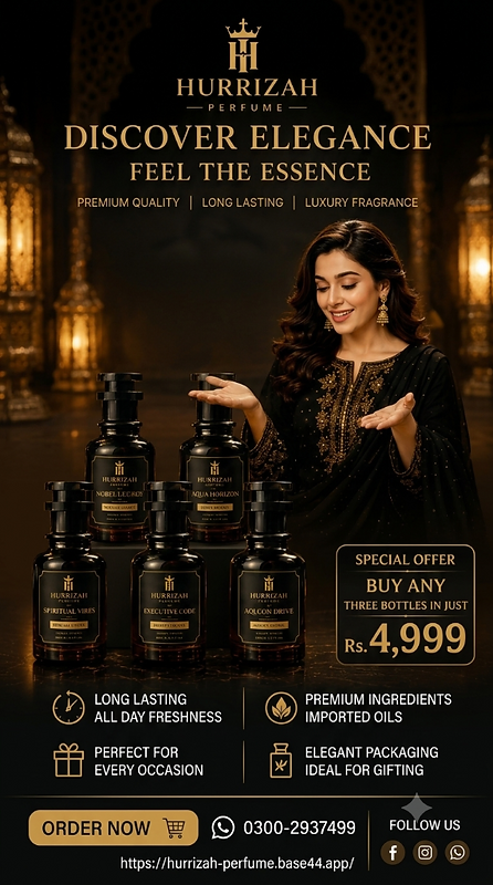 Hurrizah Perfume — Discover Elegance, Feel the Essence