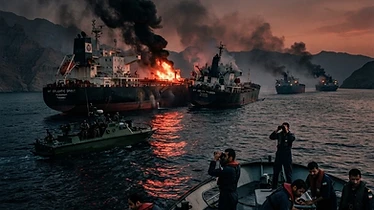 Strait of Hormuz Tensions Escalate as Iran Strikes Five Vessels