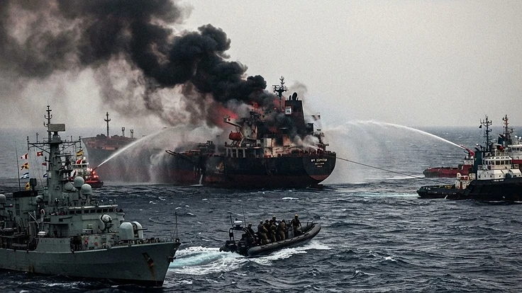 Operation Aspides Moves to Salvage Stricken Sounion Tanker Amid Houthi Threat