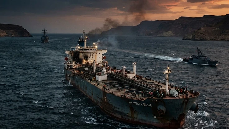 Maritime Gauntlet: MV Delta Blue Survives Quadruple Attack in Bab el-Mandeb