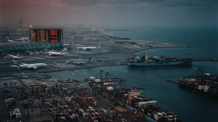 Logistical Constraints: Air and Sea Transit Patterns Amid Escalating Tension