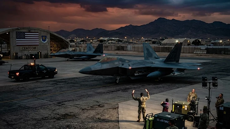 Stealth Deterrence: F-22 Raptors Integrate into CENTCOM Command Amid Regional Threats