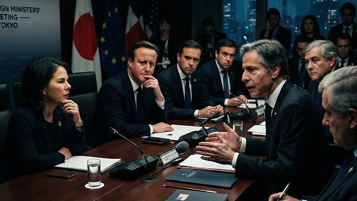 Diplomatic Deadlock: G7 Urges Middle East Restraint as Blinken Warns of Imminent Strike