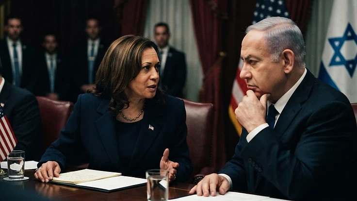 Diplomatic Pressure: Harris Confronts Netanyahu Over Gaza Humanitarian Crisis