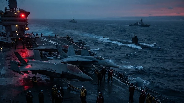 Pentagon Mobilizes Strategic Assets: Carrier Strike Group and Guided Missile Submarine Ordered to Middle East