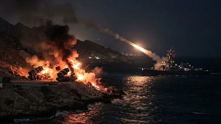 US Strikes Iranian Launchers on Larak Island Following Maritime Threats