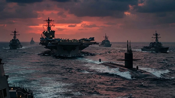 Power Projection: US Accelerates Deployment of Carrier Strike Group and Guided-Missile Submarine