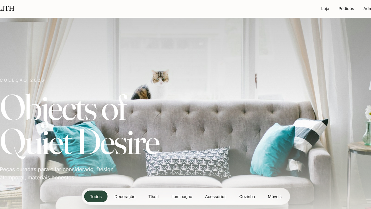 Lumina Commerce template preview