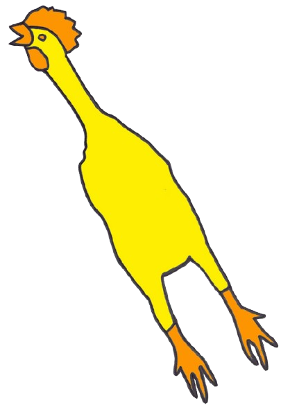 Rubber chicken
