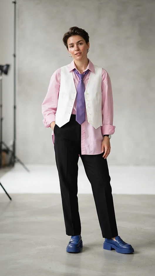 Genderfluid Pride outfit — Genderfluid Pride flag inspired fashion look