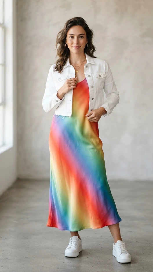 Rainbow Pride outfit — Rainbow Pride flag inspired fashion look