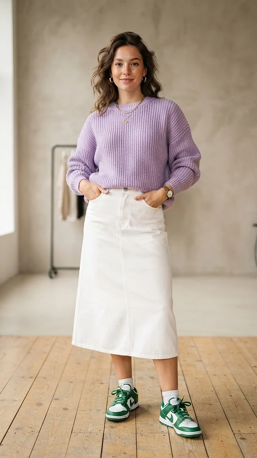Genderqueer Pride outfit — Genderqueer Pride flag inspired fashion look