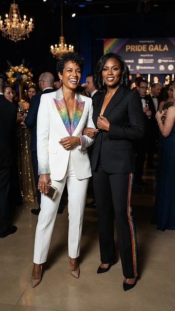 Crystal-Embellished Power Suit