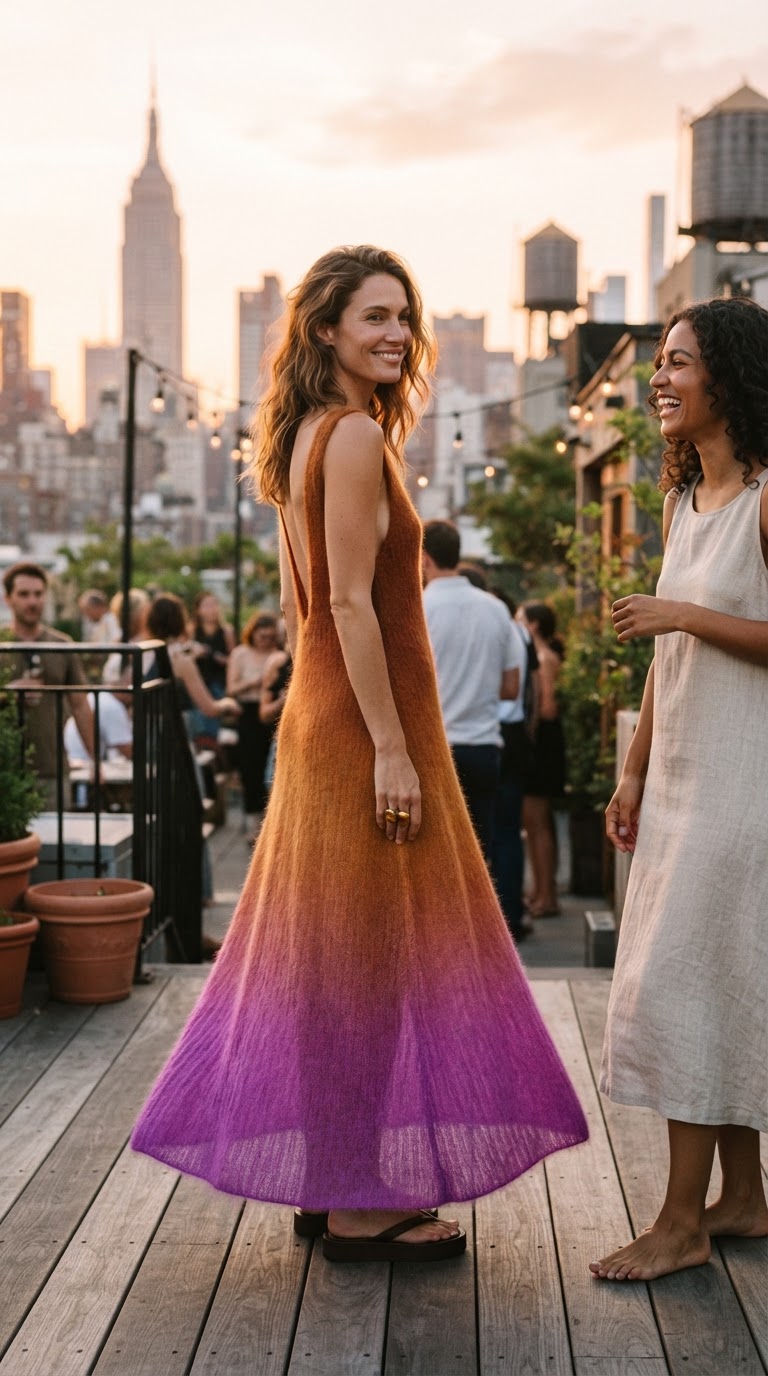 The Sunset Ombré Knit