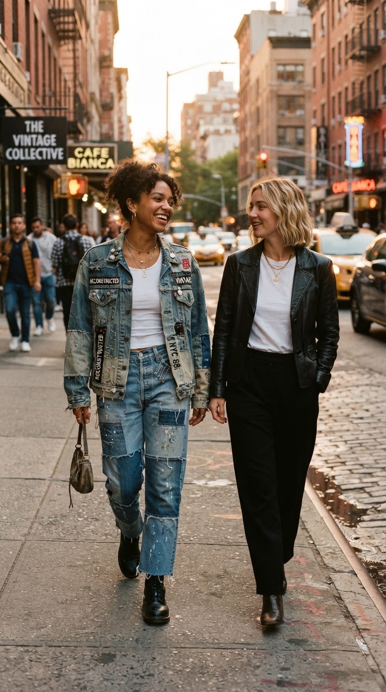 The Deconstructed Denim Flag