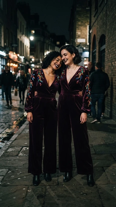 The Velvet Underground Noir — pride outfit editorial photo