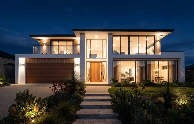Pristine home with spotless windows