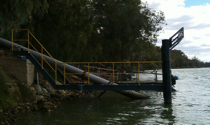Staircase Walkway & Intake Pipe