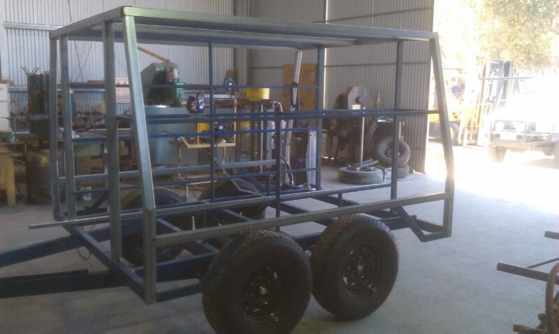 Custom Trailer Frame — In Workshop