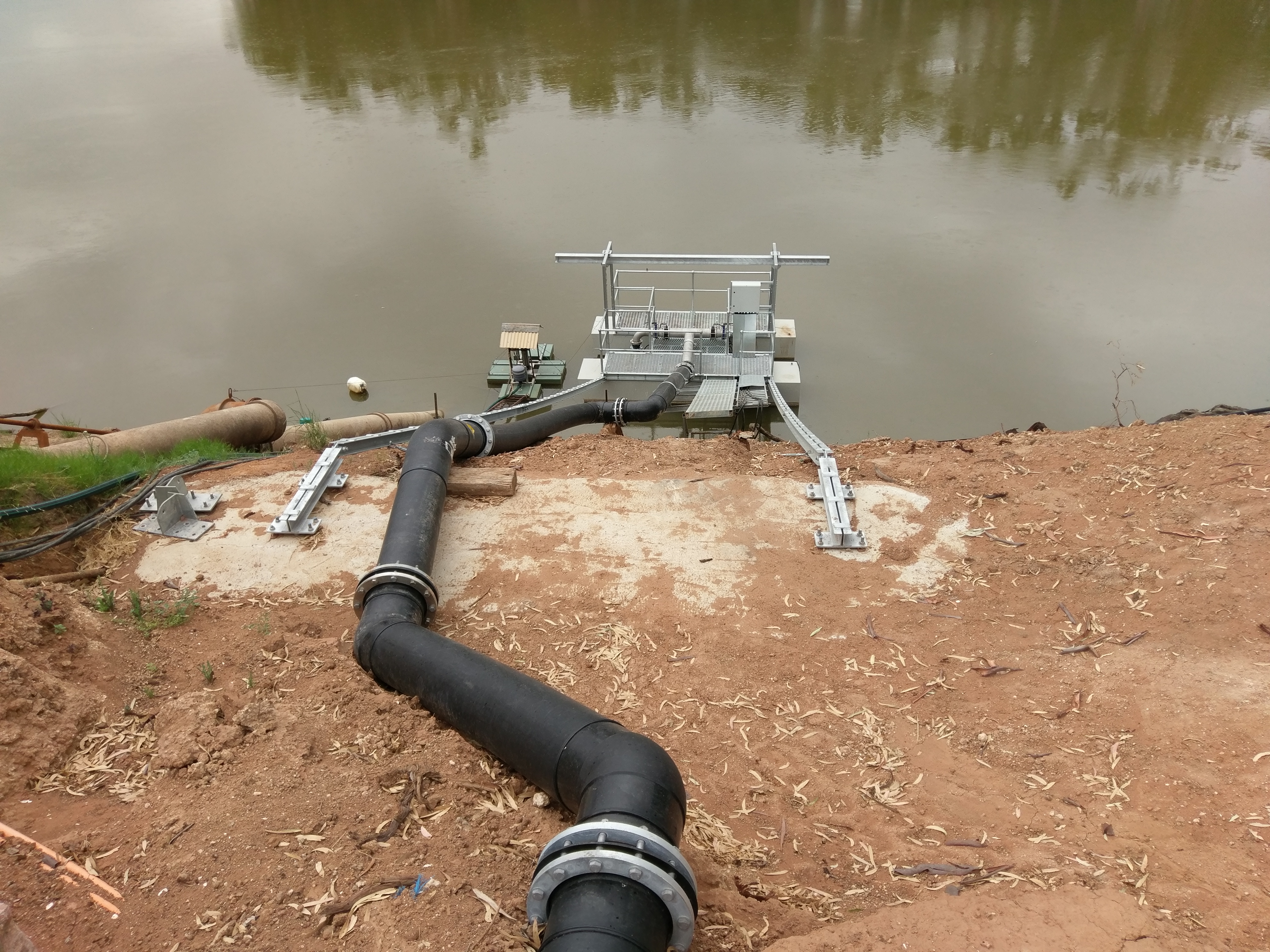 River Pump Intake Installation