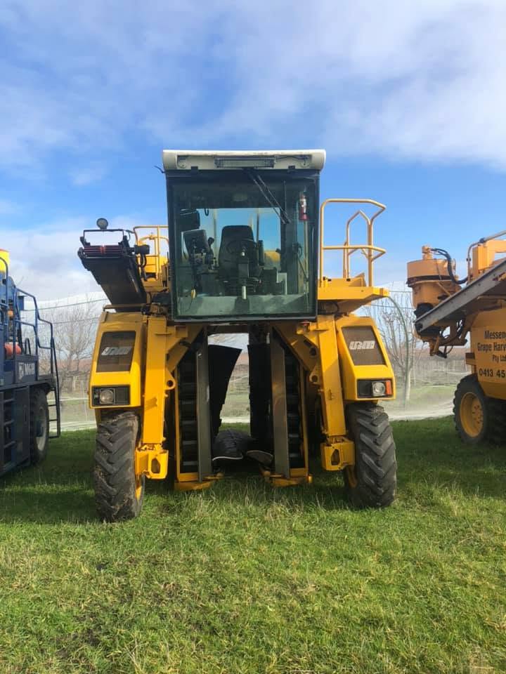 Messenger Grape Harvester — Front View