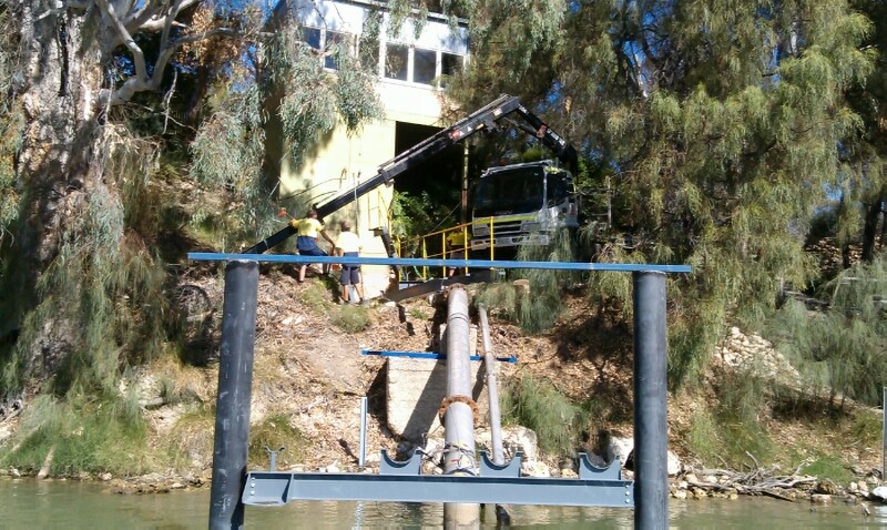 Pipeline Installation — Riverbank