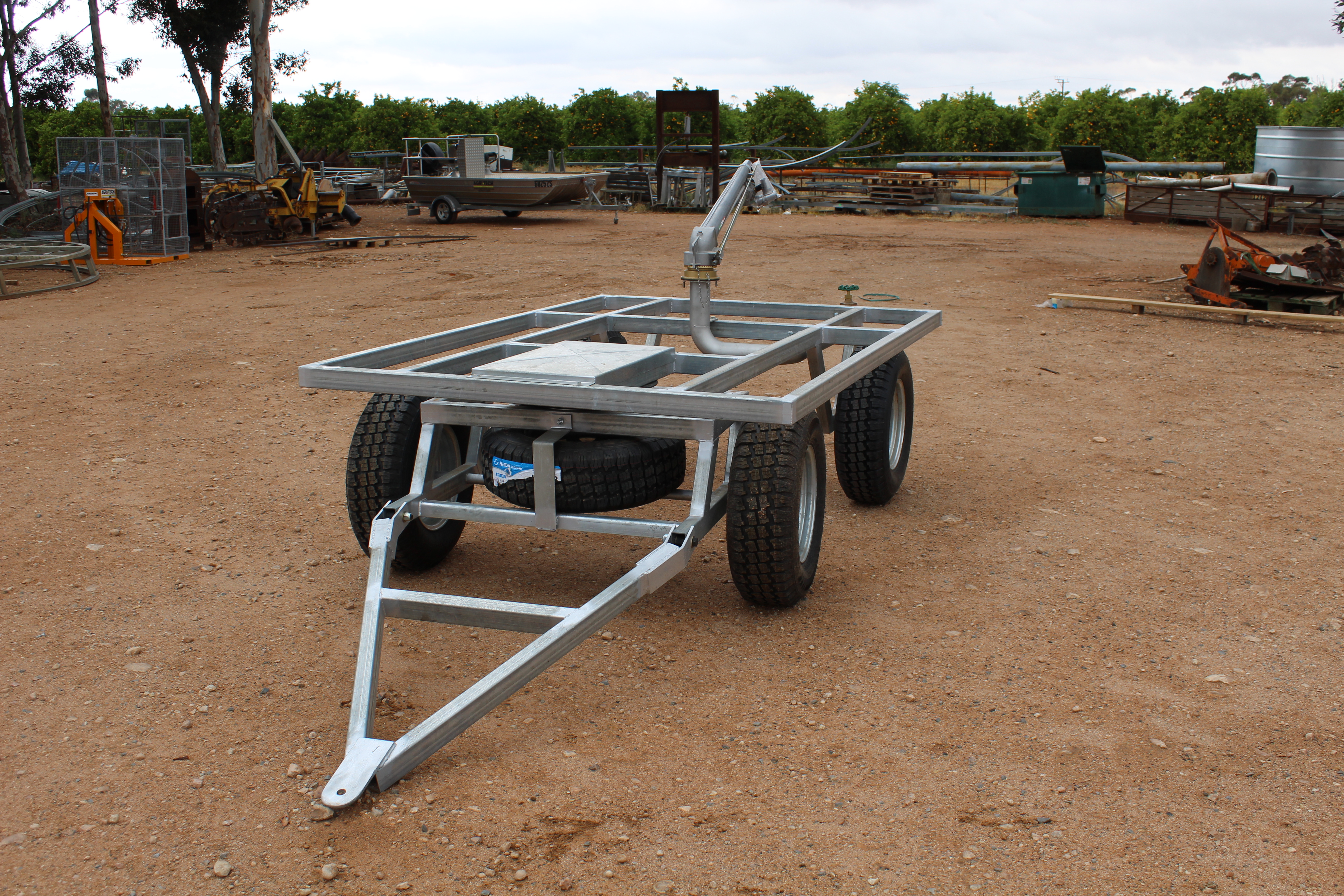 Irrigation Cart — Spare Tire Mount