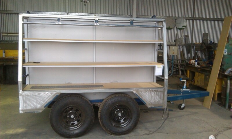 Tandem Axle Trailer Build — Side View