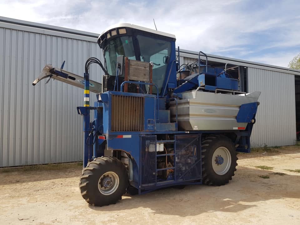 Blue Harvester at the Workshop