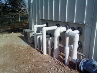 PVC Manifold & Wall pipework