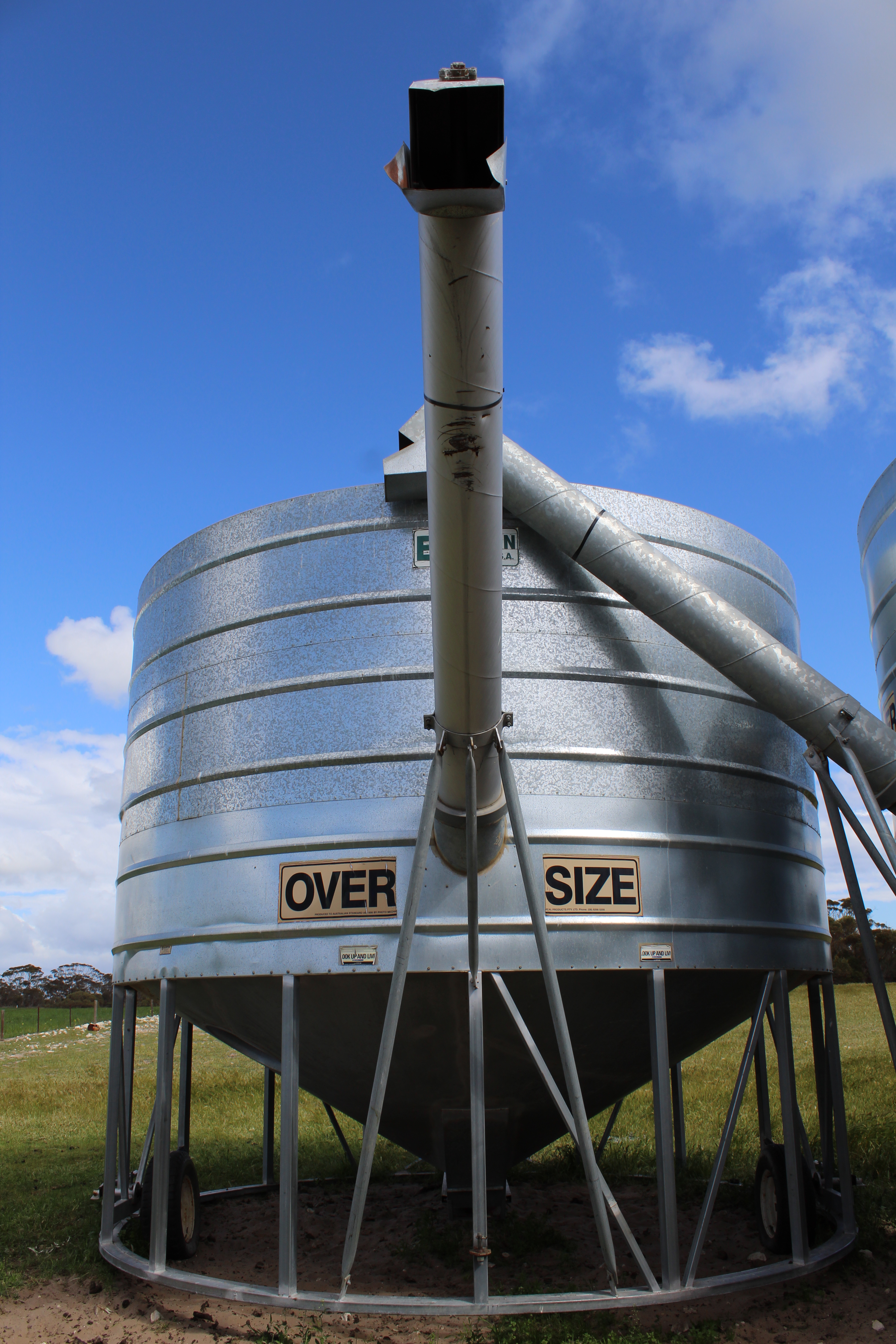 Eglinton Grain Silo — Low Angle View