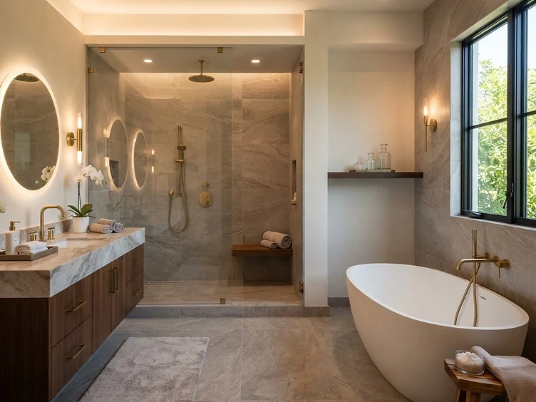 Baño tipo spa — Biarritz