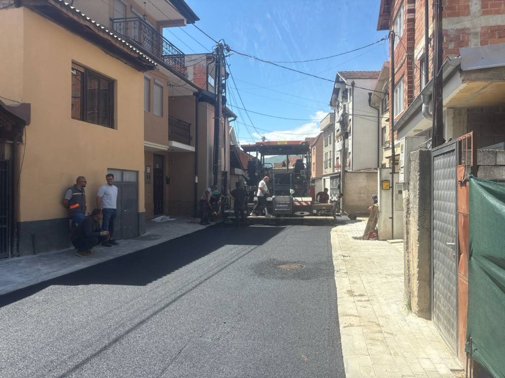 Reconstruction of Shtipska Street, Tetovo — Asphalt Works 1