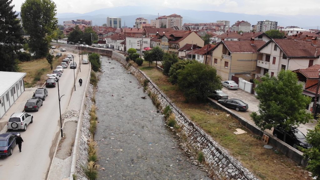 Pena River Promenade and Public-Realm Improvements — Tetovo — Drone / Aerial 3