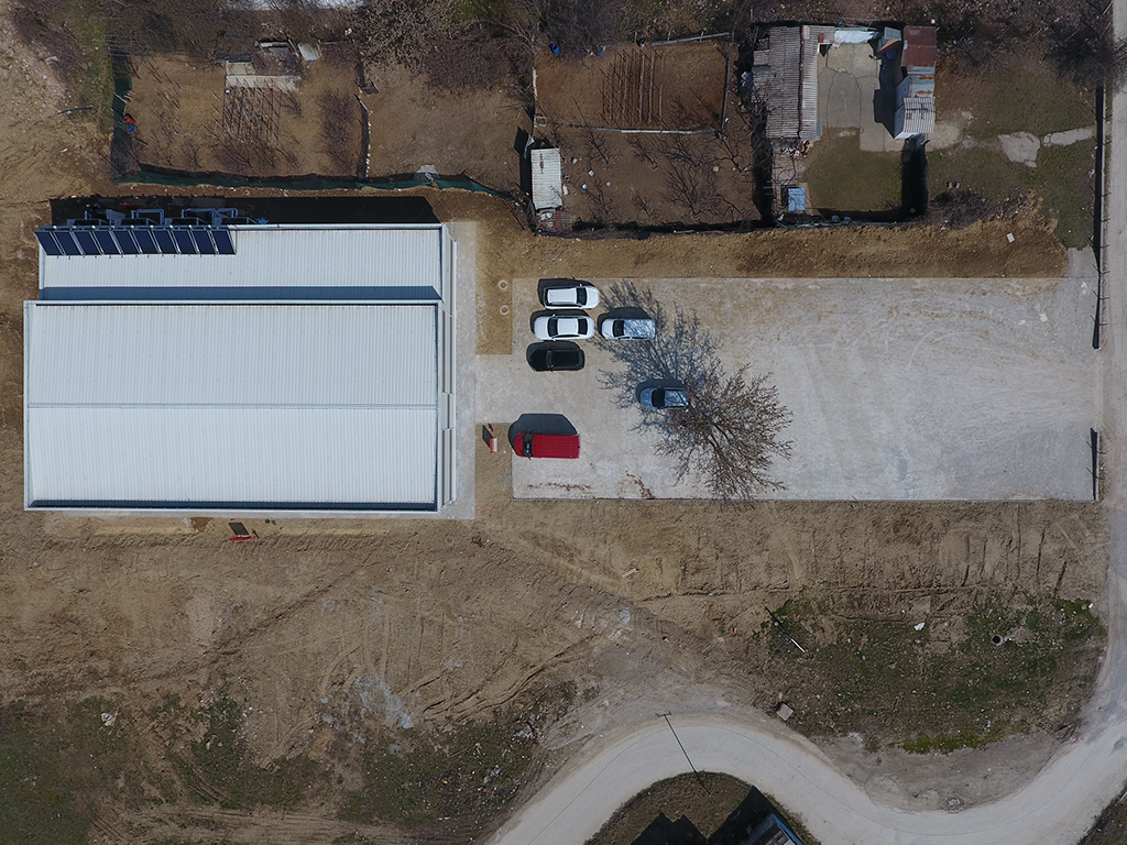 Indoor Swimming Pool, Tetovo — Drone / Aerial 1
