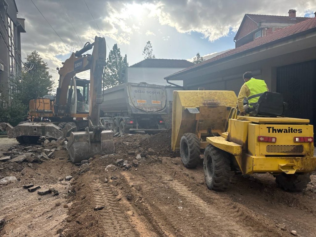 Reconstruction of Shtipska Street, Tetovo — Works in Progress 1