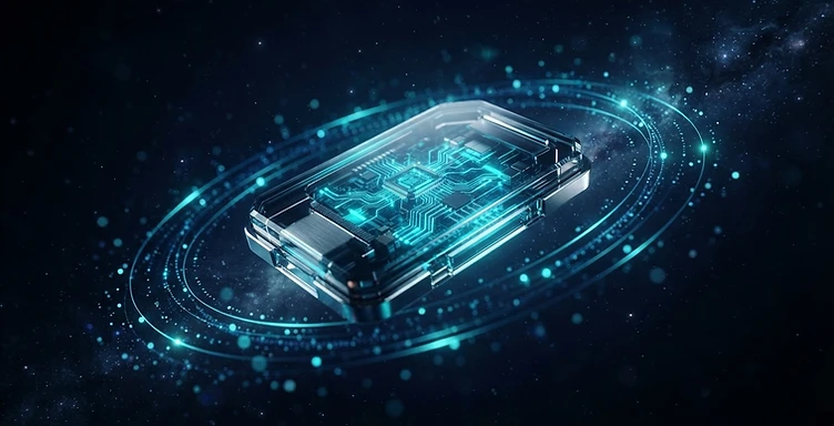 Futuristic eSIM chip
