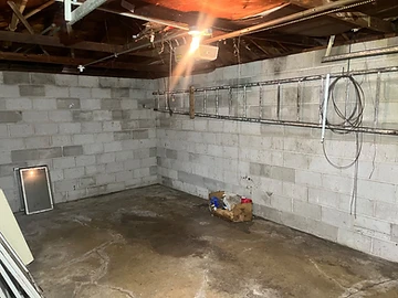 Cleared empty garage after cleanout in Evergreen Park